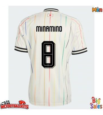 Japan Takumi Minamino #8 Replica Away Stadium Shirt World Cup 2026 Short Sleeve